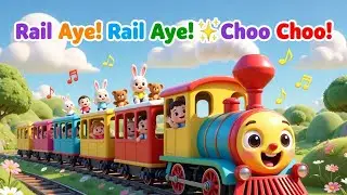 Choo Choo Train Song 🚂🎶 | Fun Kids Song | Lollypop Kids TV 🍭