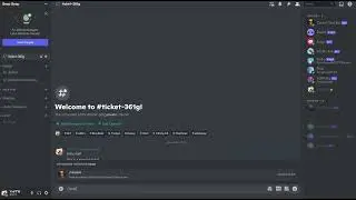 Discord Ticket System Demo