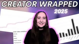my 2025 creator WRAPPED as a fangirl on YouTube