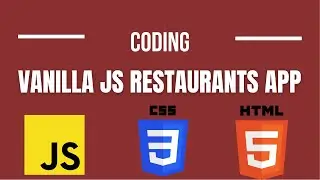 Приложение Vanilla JS для ресторанов | Проект JS HTML CSS | FETCH API | Проект Javascript