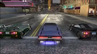 MIDNIGHT CLUB 3 GAMEPLAY 1080p [PCSX2 1.7.0] 69 CHARGER x MCLAREN F1 LM