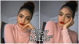 Así peino mis BABY HAIRS - Nicurly