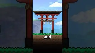 Советы по строительству ворот тории в Террарии ⛩️ #terraria