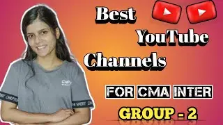 How I Cleared CMA INTER by self study🔥| Best YouTube Channels  | Group 2| Trapti talks