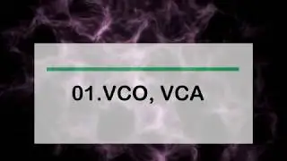 Modular Guide - 01. VCO, VCA