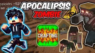 Sobrevivo un APOCAL&Iacute;PSIS ZOMBIE en CRAFTING AND BUILDING con mods...!!!