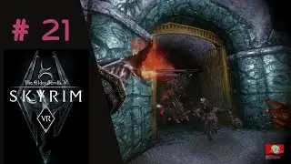 Skyrim VR, gameplay #21,scavi di Nchuand-Zel,assalto carovana e presa fortino,parte prima