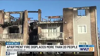Grease fire started Knoxville apartment blaze that displaced at least 20, fire department says