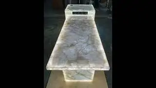 White Onyx Bar Counter