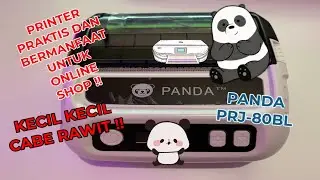 PRINTER THERMAL BLUETOOTH PANDA PRJ-80BL ! PRINTER MINI UNTUK CETAK LABEL ALAMAT RESI ONLINE SHOP