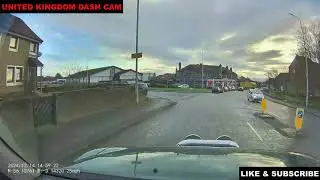 DHL COMPANY TRUCK DRIVER NOT STOPPING FOR THE PEDESTRIAN CROSSING