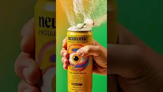 Neutonic Nootropic Productivity Energy Drink | Orange Sunrise 12 Cans