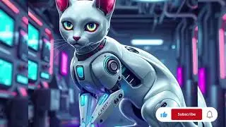 ai futuristic cat viral video #ai #viralvideo #cat #aifunfactory #talkingtom