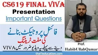 CS619 Final Project VIVA Preparation Session   Important Questions   Must watch