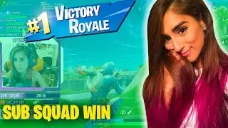 FORTNITE SQUADS W/SUBS! | LotsOfBunnies