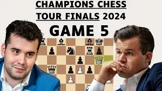 Can Nepomniachtchi overcome Carlsen in game 5? Champions Chess Tour Finals 2024