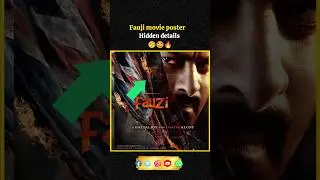 Fauji movie poster hidden details 🧐😱#fauji #prabhas #hanuraghavapudi #movie #shorts #trending