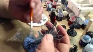 Painting Blood Rage Monsters with Rob part 2 live - Camera 2