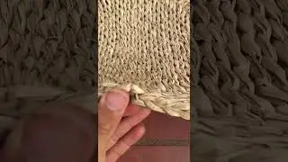 Hand Woven Seagrass Rug, Mid-century Modern Natural Straw, Cottagecore Boho Farmhouse Home Decor