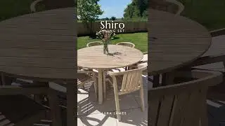 The best garden dining set? Shiro from Laura James