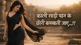 काली साड़ी पहन के छोरी बलखाती जाए,!! Kali Sari pahan ke chhori balkhati jae,,!! #lovesong #hindisong