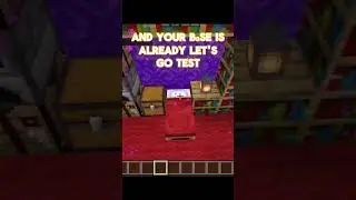 It is the safest base in Minecraft! #minecraftshorts #building