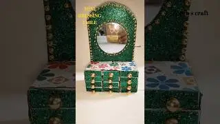 Dressing table with waste matchbox #shorts #youtubeshorts #shortvideo