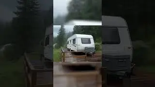 Cozy Rainy Vanlife 🌧️🚐 Peaceful Camping Moments