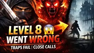 LEVEL 8 WENT WRONG |Traps Fail  Close Calls|Ninja Arashi 2 Gameplay|#ninjaarashi2game #mobilegaming 