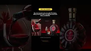 💎 World's Most Expensive Wine: A $1 Million Bottle of Luxury 🍷 . #shorts #facts #mostexpensiwine .