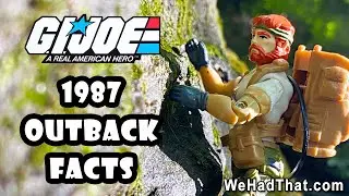 G.I. Joe Outback: Survivalist - Vintage 1987 Hasbro Action Figure Comic Book Cartoon Review ARAH