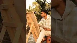 ||landscape painting and acrylic colour with Canvas|| #making  #art #s #sanjay das