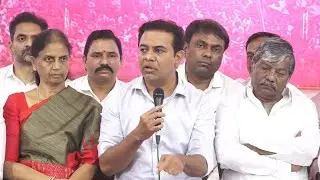 BRS Party Working President KTR Press Meet | Gnp