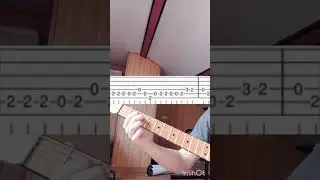 HOW TO PLAY GOLDEN WIND FROM JOJO'S ON GUITAR #guitar #tabs #jojos