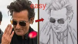 Akhshye khanna dhurandhar 🔥 entry drawing dhurandhar movie dhurandhar Akshay Khanna drawing easy 