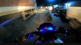 NS200 Night speed 😱// accident honese basgiya 😱//Doomdooma to kakopather