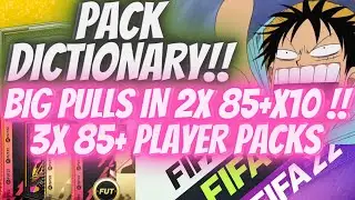 OMG BIG PULLS IN 2X 85+ x10 PLAYERS PACK AND 85+ PLAYER PACKS IN #FIFA22