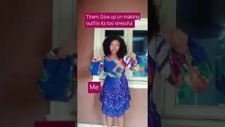 They said give up on fashion? 😂 Me: Never#FashionCreator #ContentWithStyle#OOTD #NigerianYouTuber#fy