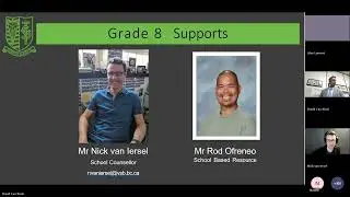 Van Tech - Grade 7 to 8 Caregiver Info Night 2026-01-13  Video Recording (Grads of 2031)