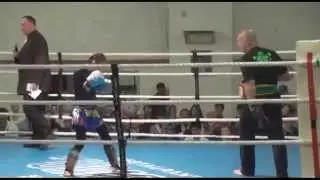 Muay Thai Girls showcase combo skills in kickboxing padwork demo