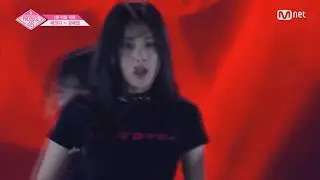 (Produce 48) Kang Hyewon rapping Boombayah.