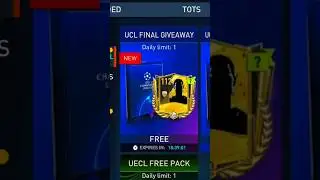 UCL FINAL GIVEAWAY pack 🤩🔥 ( what you got? ) #fifamobile #fifa23 #shorts