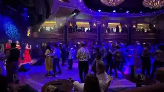 Cunard Queen Elizabeth 2026 New Year. Motown evening, partying with O-Town band