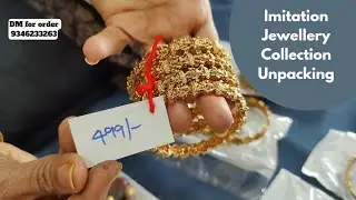 Imitation jewellery unpacking #imitationjewellery #jewllery #trending #wedding