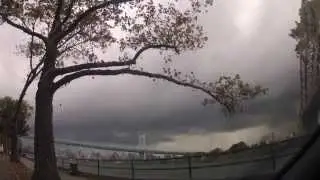 Thunderstorm | NYC Squall Line Time Lapse GoPro 10.7.2013