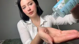 Relaxing Oil Hand Massage for YOU | ASMR Girlfriend Takes Care of You