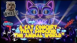 The Greatest Cat Concert Ever #catconcert #animalparty #wholesomecontent #funnyanimals #cutecat 