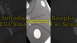 Smart Health Tracking with the RENPHO Elis 1 Smart Body Scale