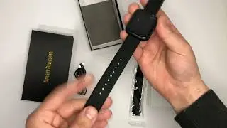 Видео обзор: Смарт-часы Smart Watch T88  с пульсометром, тонометром, два браслета. Цвет: черный