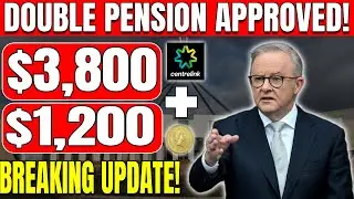 Утверждена двойная пенсия Centrelink! Пенсионеры получат выплату в размере 3800 долларов и дополн...